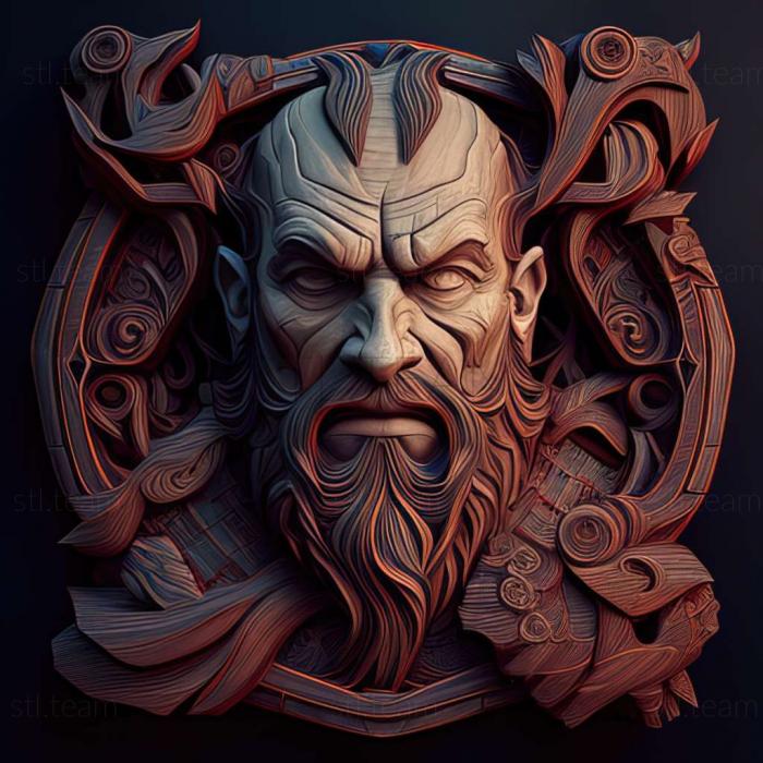 3D model God of War Ragnarok game (STL)